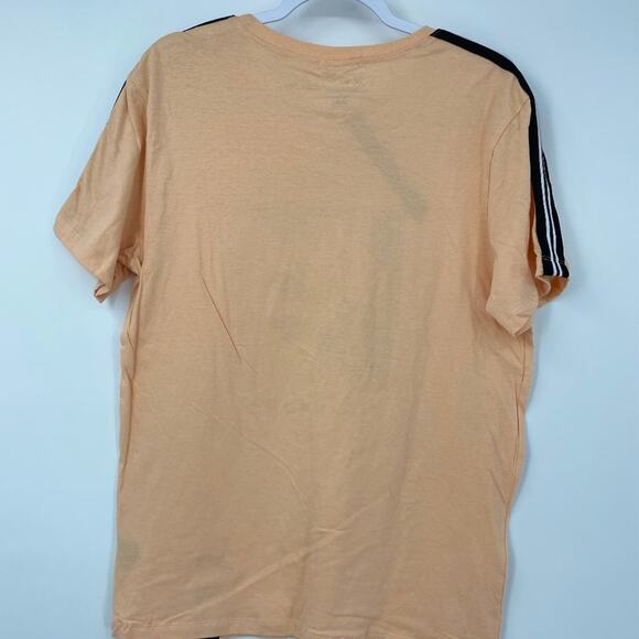 VOX POPULI Mens Flower Visionary Peach Short Sleeve Tee Top Tshirt NEW Small - Picture 3 of 8